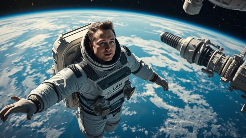 Elon Musk, realiza 1ª caminhada espacial comercial do mundo